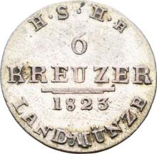 6 Kreuzer 1823   