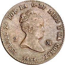2 Maravedís 1858 B  