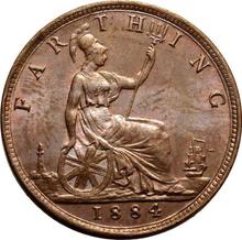 Farthing 1884   