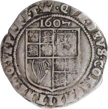 Sixpence 1607    "Fourth bust"