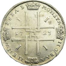 Rubel 1723   OK "Porträt in antiken Rüstungen"