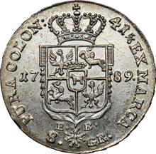 2 Zlote (8 Groszy) 1789  EB 