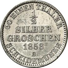 1/2 Silber Groschen 1858 B   (Birkenfeld)