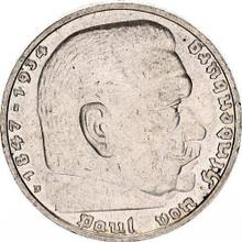 5 Reichsmark 1935 D   "Hindenburg"