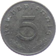5 Reichspfennig 1941 A  