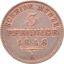 3 Pfennige 1846 A  