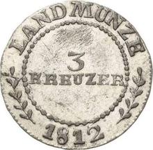 3 Kreuzer 1812   