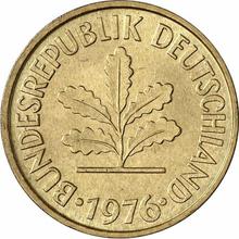 5 fenigów 1976 D  