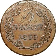 3 Grosze 1835    "Krakau" (Probe)