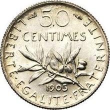 50 Centimes 1905    "Sower"