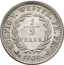 1/2 Franc 1808 J  