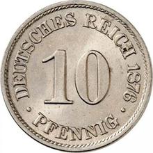 10 Pfennige 1876 B  