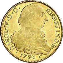 8 escudo 1791 P SF 
