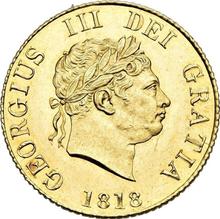 1/2 соверена 1818   