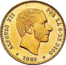 25 Pesetas 1882  MSM 