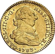2 escudos 1783 NR JJ 