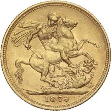 Sovereign 1876 S  WW "St. George"