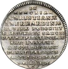 1/6 Taler 1727  IGS  "Trauer-"