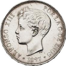 5 Pesetas 1897  SGV 