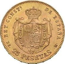 25 Pesetas 1876  DEM 