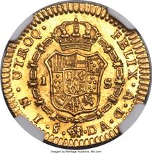 1 Escudo 1786 So DA 