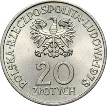 20 Zlotych 1978 MW   "First Polish Cosmonaut - Hermaszewski"