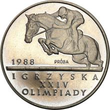 500 Zlotych 1987 MW  ET "Olympiade in Seoul 1988" (Probe)