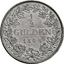 1/2 guldena 1848   