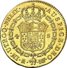4 Escudos 1792 M MF 