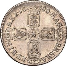 Shilling 1696 Y   "First laureated bust"