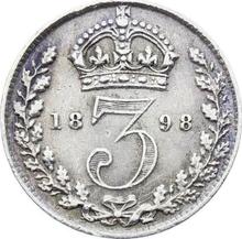 3 Pence 1898   TB