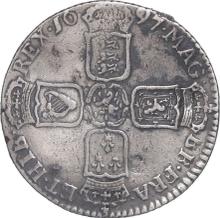 Shilling 1697 B   "First laureated bust"