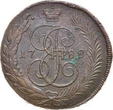 5 Kopeken 1788 ММ   "Rot Münzprägeanstalt (Moskau)"