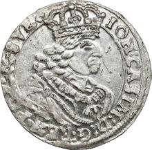 6 Groszy (Szostak) 1662  TT  "Bust in a circle frame"