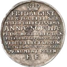 1/3 Thaler 1717  IGS  "On the death of Anna Sofia"