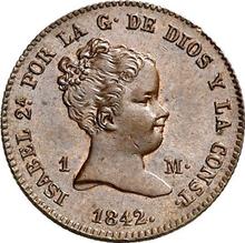 1 Maravedí 1842 DG  