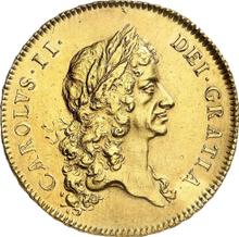 Five guineas 1672    "First laureated bust"