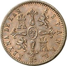 8 Maravedís 1855 Ba   "Denomination on obverse"