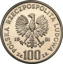 100 Zlotych 1981 MW   "Władysław Sikorski" (Probe)