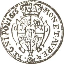 Ducat 1655 MW   "Portrait with wreath"