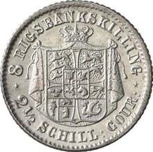 2 1/2 Schilling 1843  FF 