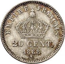 20 Centimes 1868 A  