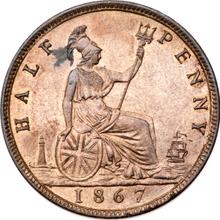 Halfpenny 1867   