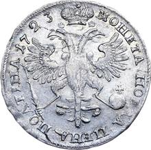 Poltina 1723    "Portrait in antique armour"