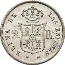 2 Reales 1857   