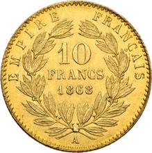 10 Francs 1868 A  