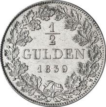 1/2 Gulden 1839   