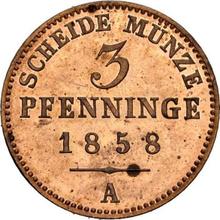 3 Pfennig 1858 A  