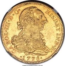 4 Escudos 1778 Mo FF 