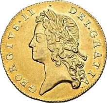 Two guinea 1734    "Young Head"